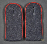 German WWII Luftwaffe Artillery/Flak EM Set of Shoulder Boards