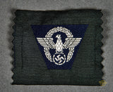 German WWII Fire Police NCO’s M43 Overseas Cap Insignia