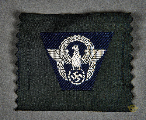German WWII Fire Police NCO’s M43 Overseas Cap Insignia