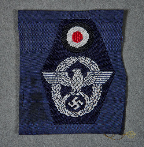 Third Reich German Fire-Police Other Ranks M43 Field Cap Insignia