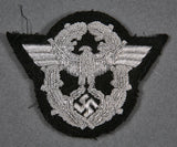 WWII German Police Eagle for Panzer Wrapper