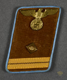 German WWII Orts Political Leader Single Collar Tab for HauptarbeitsLeiter