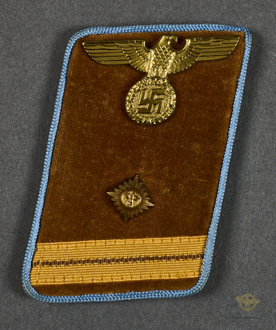 German WWII Orts Political Leader Single Collar Tab for HauptarbeitsLeiter
