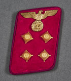 German WWII NSDAP Gauleitung Level “Gemeinschaftsleiter” Single Collar Tab