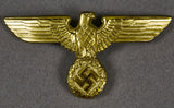 German WWII NAZI Political Leader’s Visor Cap Eagle