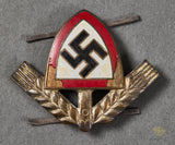 German WWII RAD Robin Hood Cap Insignia