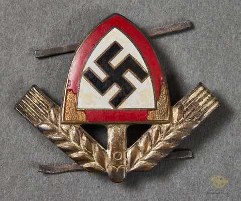 German WWII RAD Robin Hood Cap Insignia