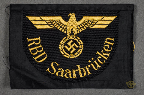 German WWII National Railway (Reichsbahn) Personnel Sleeve Shield