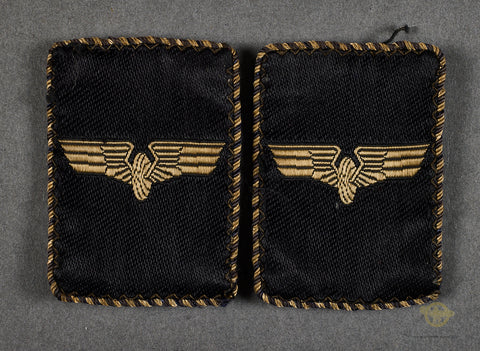German WWII Set of Reichsbahn Railway Collar Tabs