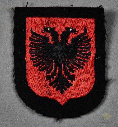 German WWII Waffen SS Albanian Volunteer’s Sleeve Shield