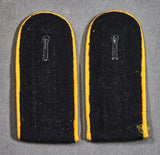 German WWII SS Cavalry Slip on Shoulder Board Set