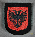 German WWII Waffen SS Albanian Volunteers’ Sleeve Shield