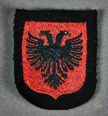 German WWII Waffen SS Albanian Volunteers’ Sleeve Shield