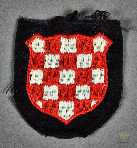 German WWII Sleeve Shield for the Croation SS