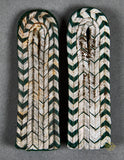 German WWII Customs Officials Slip on Shoulder Board Set