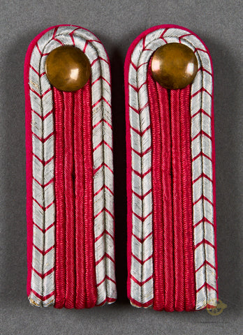 German WWII Fire/Police NCO Set of Clip On Shoulder Boards