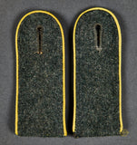 German WWII Army Enlisted Man’s Signals Slip on Shoulder Boards