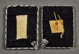 German WWII Set of Scharführer Collar Tabs