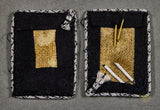 German WWII Set of Scharführer Collar Tabs