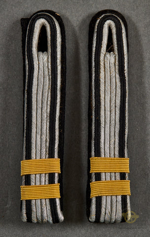 German WWII Set of Slip on Shoulder Boards for Hauptscharführer