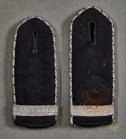 German WWII Set of Slip On TeNo Shoulder Boards for Vormann