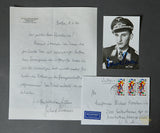 German WWII Signed Photo of Knights Cross Winner Gerhard Krems