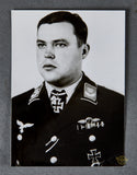 German WWII Original Signed Photo of Knights Cross Winner Cornelius Noëll