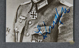 German WWII Original Signed Photo of Knights Cross Winner Eugen Kugler