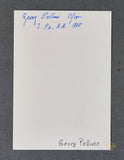 German WWII Original Signed Photo of Knights Cross Winner Georg Pollner
