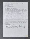 German WWII Original Signed Photo of Knights Cross Winner Wilsnack Burghardt von Saldern