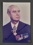 German WWII Signed Photo of Knights Cross Winner Rear Admiral Friedrich Kemnade