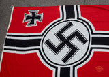 German WWII Huge Kriegsmarine Battle Flag