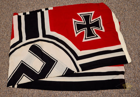 German WWII Kriegsmarine Battle Flag
