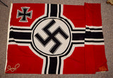 German WWII Kriegsmarine Battle Flag
