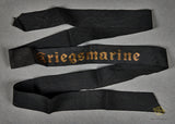 German WWII Kriegsmarine Cap Tally for a Donald Duck Cap