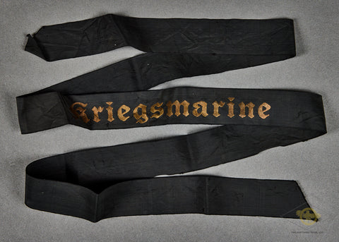 German WWII Kriegsmarine Cap Tally for a Donald Duck Cap