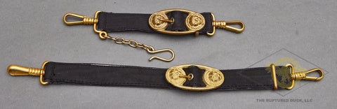 German WWII Fabric Hangers for Kriegsmarine Dagger