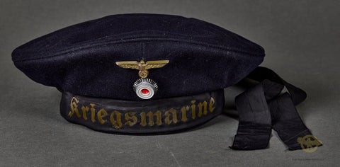 WWII German Kriegsmarine “Donald Duck” Tally Cap