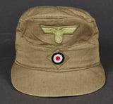 WWII German Kriegsmarine Tropical Field Cap