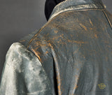 WWII German Kriegsmarine Foul Weather Leather Coat/Trousers. Veteran Family Acquired