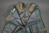 WWII German Kriegsmarine Foul Weather Leather Coat/Trousers. Veteran Family Acquired