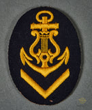German WWII Kriegsmarine Senior Petty Officer Musician Career Patch