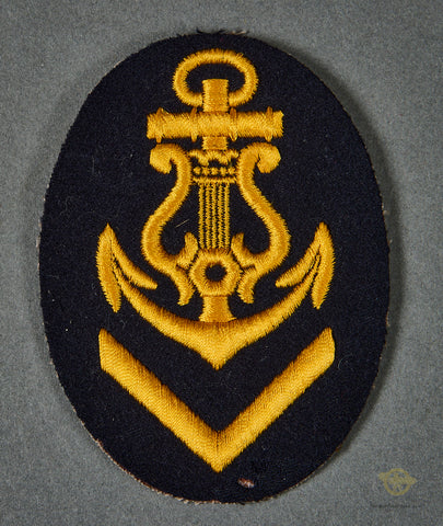 German WWII Kriegsmarine Senior Petty Officer Musician Career Patch
