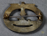 German WWII U-Boat Badge (U-Boot Kriegabzeichen) by F.O.