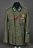 Third Reich Land Customs Official Ensemble Including Tunic and Visor Cap