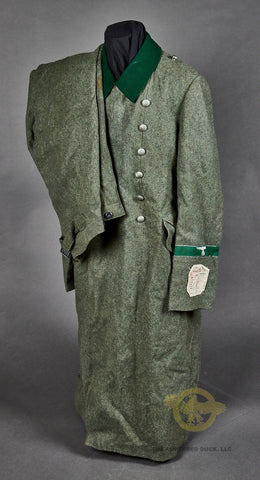 Third Reich Land Customs Great Coat and Trousers