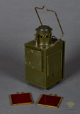 WWII Vintage Kerosene Signal Lamp