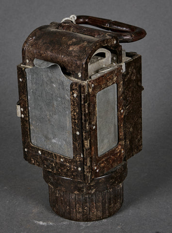 German WWII Carbide Railroad Lantern