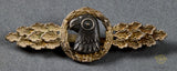 German WWII Reconnaissance, Air/Sea Rescue, and Meteorological Operational Flying Clasp in Silver