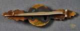 German WWII Luftwaffe Reconnaissance Flying Clasp in Gold